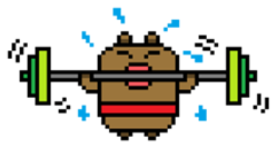 Pixel Pig sticker #6483016