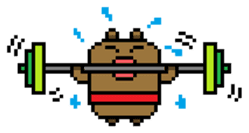 Pixel Pig sticker #6483016