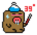 Pixel Pig sticker #6483023