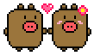 Pixel Pig sticker #6483027