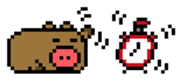 Pixel Pig sticker #6483028