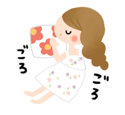 Go for it,it's a pregnant woman! sticker #6483043