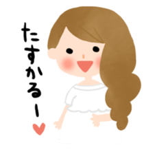 Go for it,it's a pregnant woman! sticker #6483049