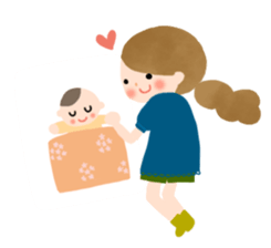 Go for it,it's a pregnant woman! sticker #6483057