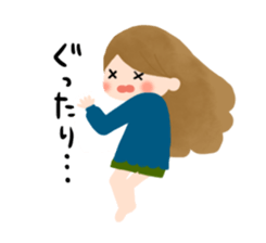 Go for it,it's a pregnant woman! sticker #6483066