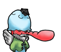 Jellyfish-Tenge  grandfather sticker #6483513