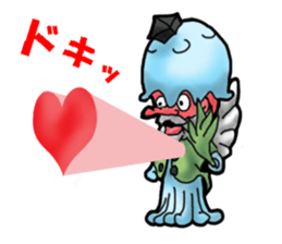 Jellyfish-Tenge  grandfather sticker #6483516