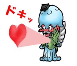 Jellyfish-Tenge grandfather sticker #6483516