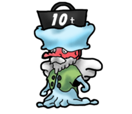 Jellyfish-Tenge  grandfather sticker #6483520