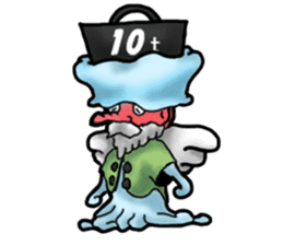 Jellyfish-Tenge grandfather sticker #6483520