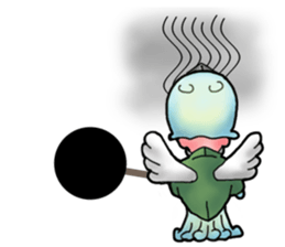 Jellyfish-Tenge  grandfather sticker #6483526