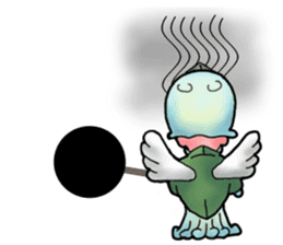 Jellyfish-Tenge grandfather sticker #6483526