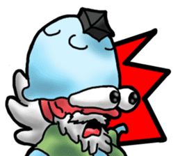 Jellyfish-Tenge grandfather sticker #6483531