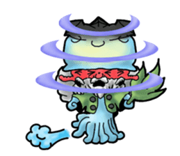 Jellyfish-Tenge grandfather sticker #6483534