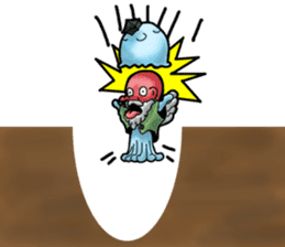 Jellyfish-Tenge grandfather sticker #6483536