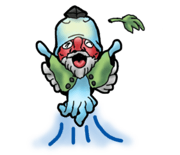 Jellyfish-Tenge  grandfather sticker #6483540