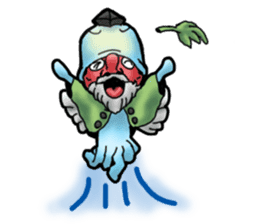 Jellyfish-Tenge grandfather sticker #6483540