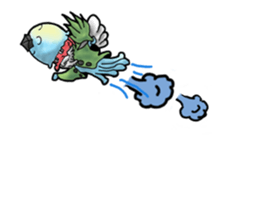 Jellyfish-Tenge  grandfather sticker #6483549