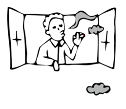 White apartment sticker #6485599