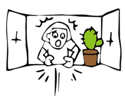 White apartment sticker #6485610