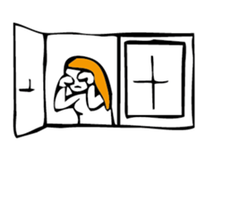 White apartment sticker #6485612