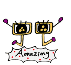 THE monster of glasses sticker #6486359