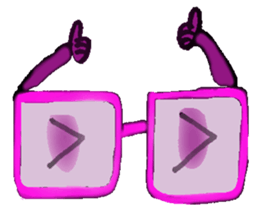 THE monster of glasses sticker #6486364