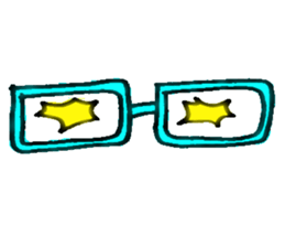 THE monster of glasses sticker #6486367