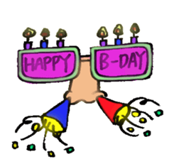 THE monster of glasses sticker #6486373