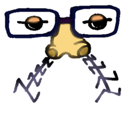 THE monster of glasses sticker #6486374