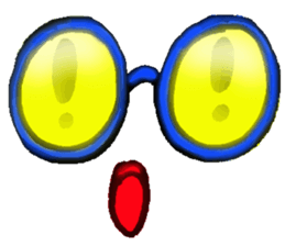 THE monster of glasses sticker #6486377