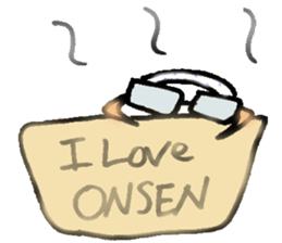 THE monster of glasses sticker #6486386