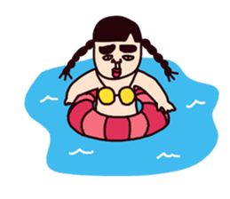 Summer girl! sticker #6486411