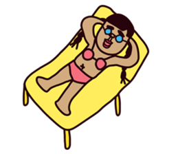 Summer girl! sticker #6486424