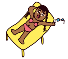 Summer girl! sticker #6486425