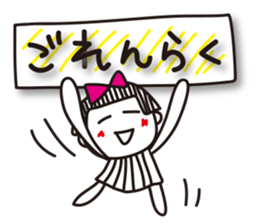 Stripe girl vol.18 sticker #6486834