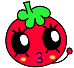 Useful Sticker of tomato named tomatiene sticker #6487080