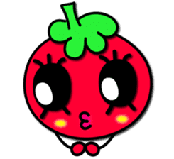 Useful Sticker of tomato named tomatiene sticker #6487081