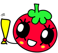 Useful Sticker of tomato named tomatiene sticker #6487106