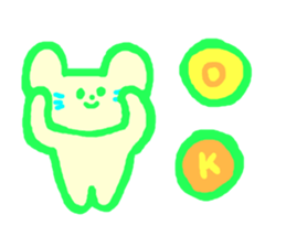 Neon Cat sticker #6487712
