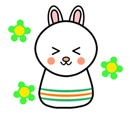 Cute kokeshi doll animals Part 1 sticker #6488192