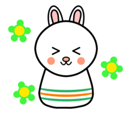 Cute kokeshi doll animals Part 1 sticker #6488192