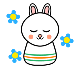 Cute kokeshi doll animals Part 1 sticker #6488193