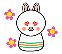 Cute kokeshi doll animals Part 1 sticker #6488194