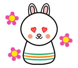 Cute kokeshi doll animals Part 1 sticker #6488194