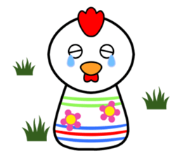 Cute kokeshi doll animals Part 1 sticker #6488202