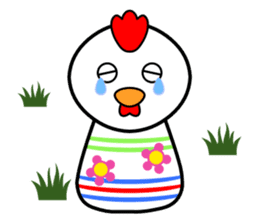 Cute kokeshi doll animals Part 1 sticker #6488202