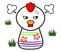 Cute kokeshi doll animals Part 1 sticker #6488203