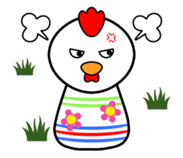 Cute kokeshi doll animals Part 1 sticker #6488203