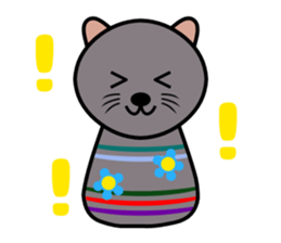 Cute kokeshi doll animals Part 1 sticker #6488205